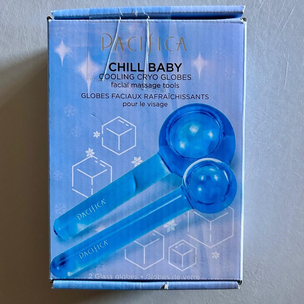Pacifica Chill Baby Cooling Cryo Globes Reduce Puffy Eye Facial Massage Tool NEW